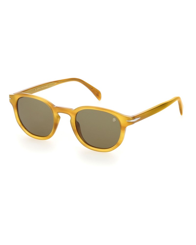 David Beckham Db 1007/S B4L/Qt Yellow Horn Sunglasses