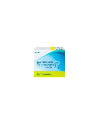 Purevision 2 For Presbyopia 6 Monthly Contact Lenses Box