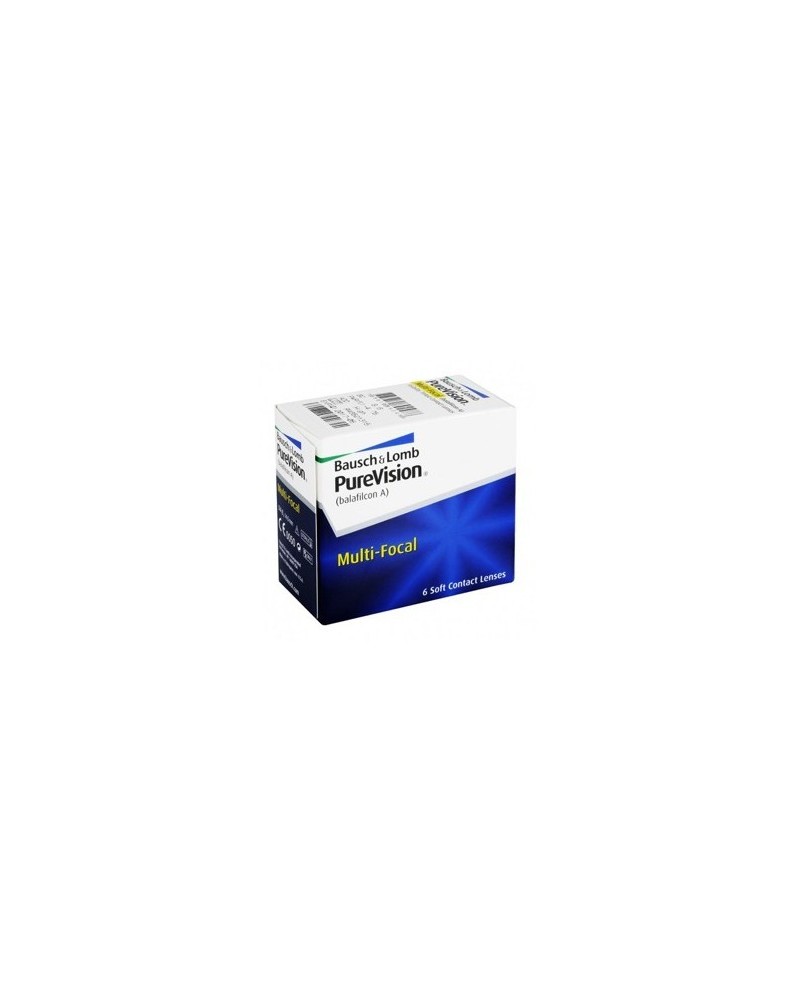 Purevision Multifocal 6 Monthly Contact Lenses Box