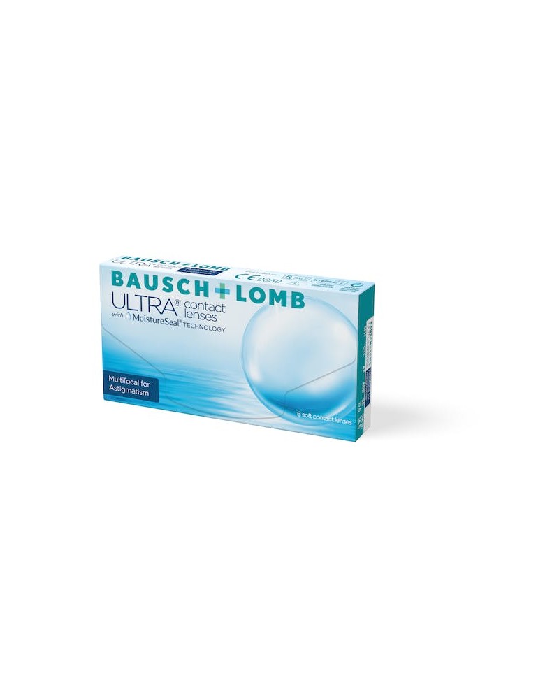 Ultra Multifocal For Astigmatism 6 Monthly Contact Lenses Box