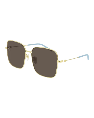 Gucci Gg0443S 002 Gold Sunglasses