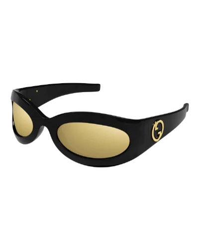 Gucci Gg1247S 003 Black Sunglasses