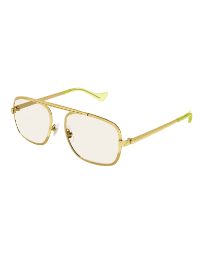 Gucci Gg1250S 001 Gold Sunglasses