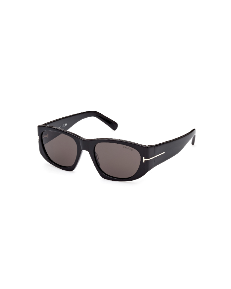 Tom Ford Ft0987 Cyrille-02 01A Shiny Black Sunglasses