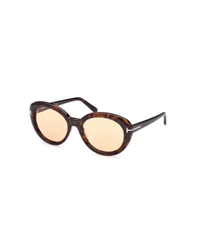 Tom Ford Ft1009 Lily-02 52E Havana Sunglasses