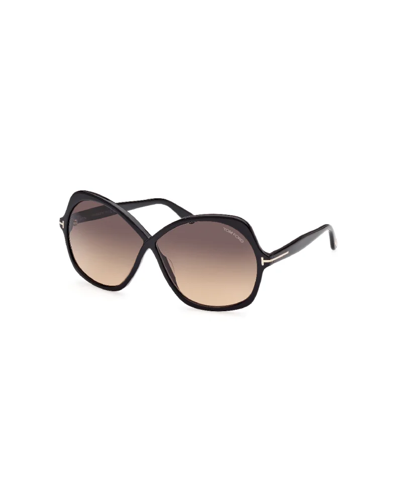 Tom Ford Ft1013 Rosemin 01B Shiny Black Sunglasses
