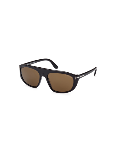 Tom Ford Ft1002 Edward-02 01J Shiny Black Sunglasses