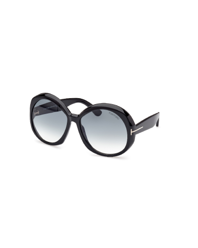 Tom Ford Ft1010 Annabelle 01B Shiny Black Sunglasses