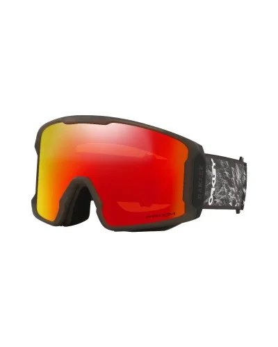 Oakley OO7070 Line Miner L Color B4 Red Black Ski Goggles