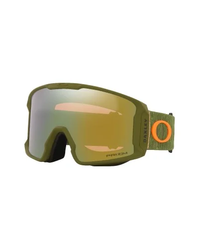 Oakley OO7070 Line Miner L Color D7 Gold Grey Ski Goggles
