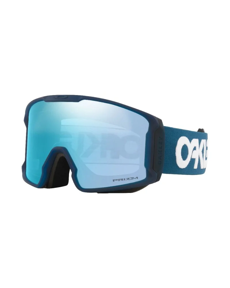 Oakley OO7070 Line Miner L Colore 92 Azzurra Nera Maschera da Sci
