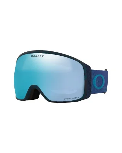 Oakley OO7104 FLight Tracker L Color 55 Light Blue Black Ski Goggles