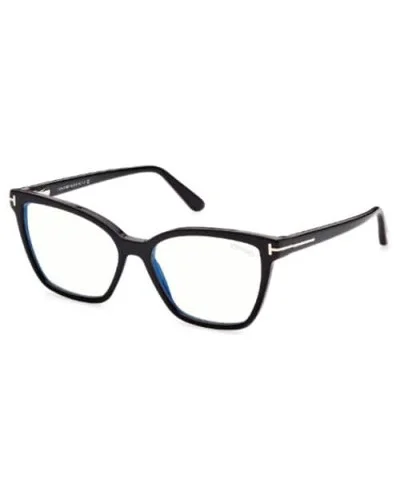 Tom Ford FT5812-53001 001 Shiny Black Eyeglasses