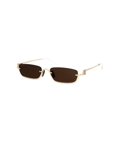 Gucci Gg1278S 001 Gold Sunglasses