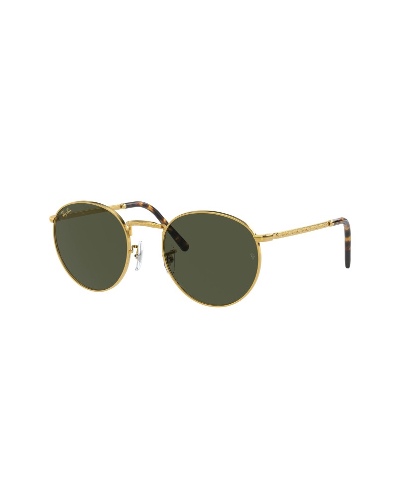 RAY-BAN 3637 NEW ROUND 919631 LEGEND GOLD SUNGLASSES